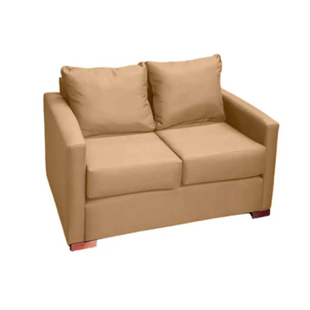 SOFA 2 CUERPOS TELA BEIGE DKORA MODELO JADE