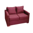 SOFA 2 CUERPOS TELA EN COLOR ROJO DKORA MODELO JADE