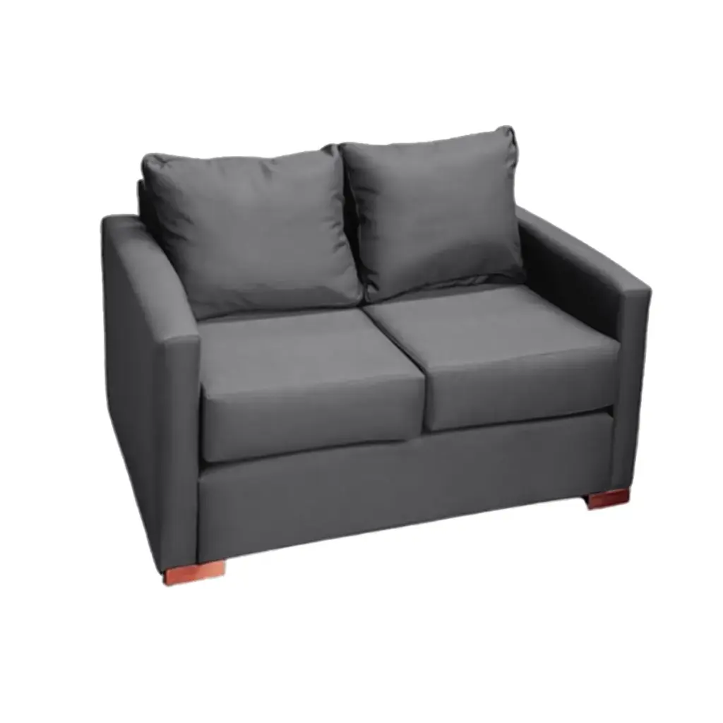 SOFA 2 CUERPOS TELA GRIS DKORA MODELO JADE