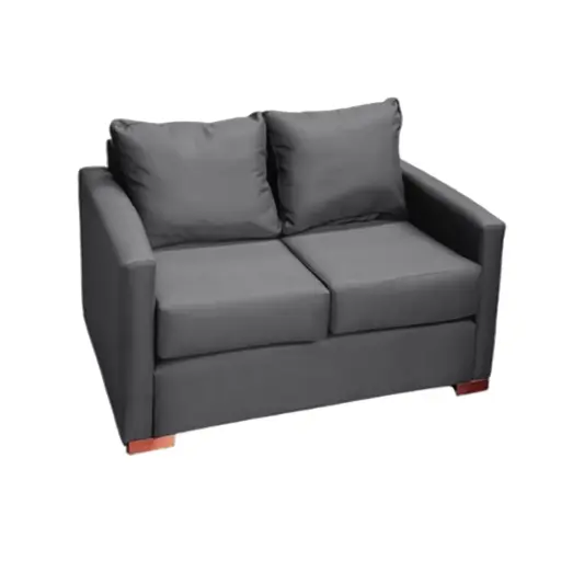 [DKO10897] SOFA 2 CUERPOS TELA GRIS DKORA MODELO JADE