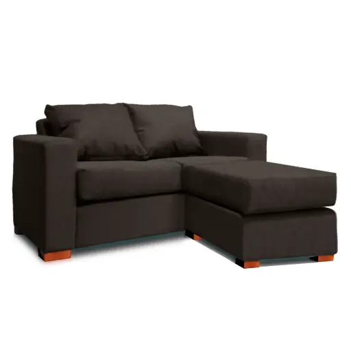 [DKO1051921] SOFA SECCIONAL DERECHO 2 CUERPOS GRIS DKORA MODELO LENA