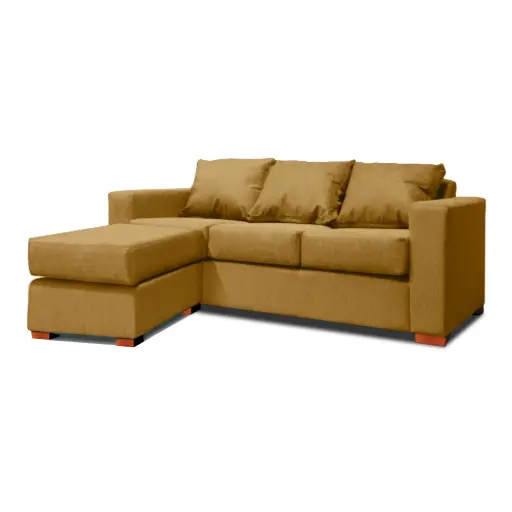 [DKO10487] SOFA SECCIONAL IZQUIERDO 3 CUERPOS BEIGE DKORA MODELO LENA