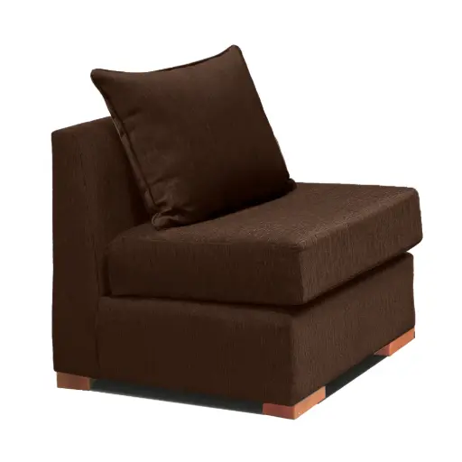 [DKO10628] SOFA 1 CUERPO CAFE DKORA MODELO EVANS